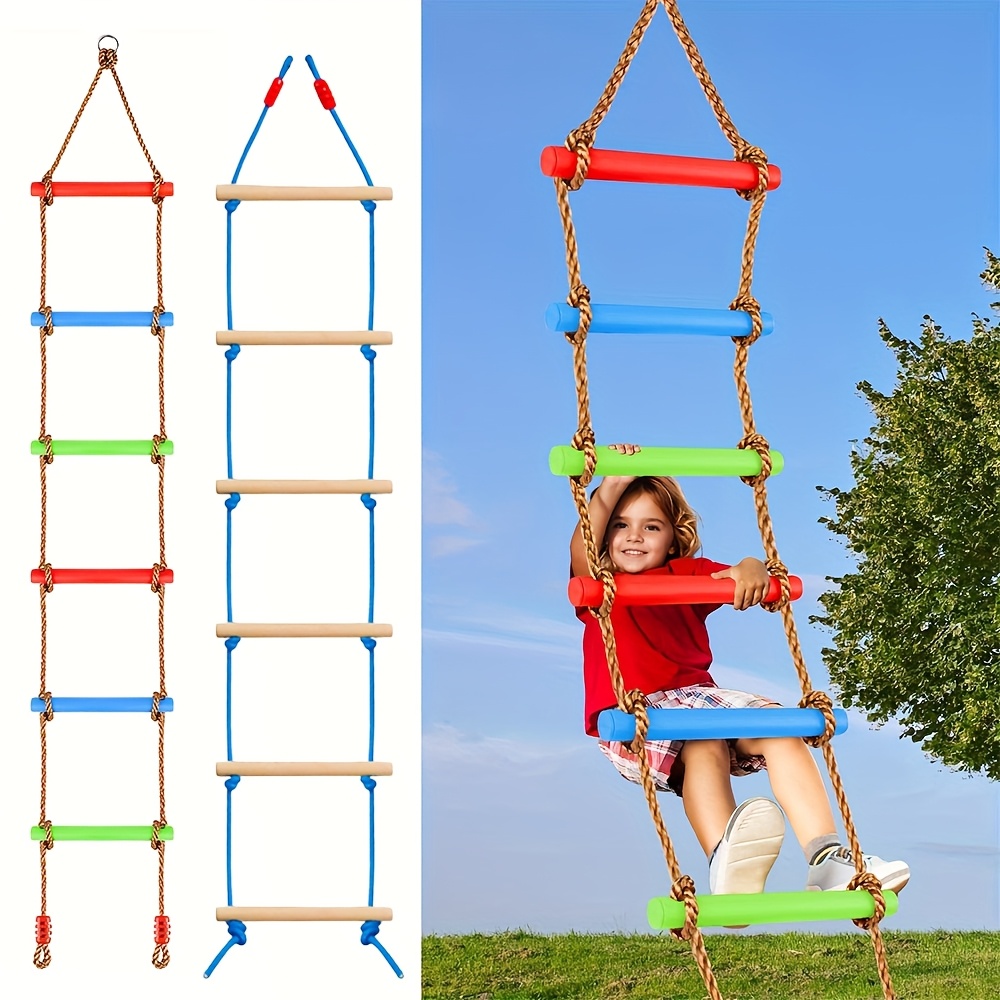 1pc Colorful Kid Climbing Ladd - Outdoor Sport Activities For Kids 评论和价格