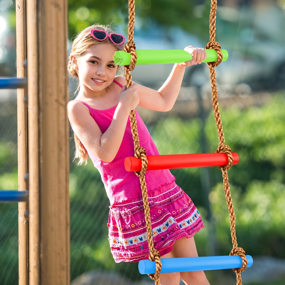 1pc Colorful Kid Climbing Ladd - Outdoor Sport Activities For Kids 评论和价格